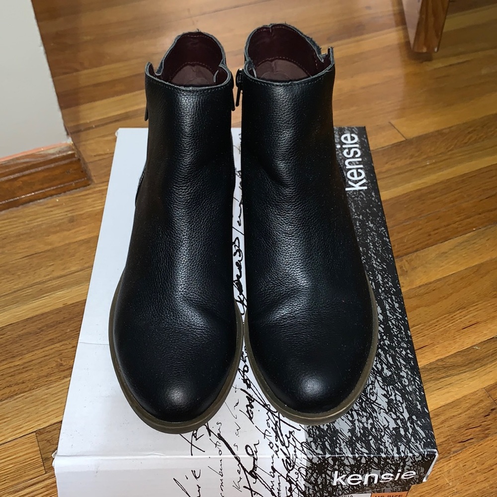 Kensie Black Booties